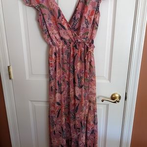 Band of Gypsies floral boho maxi dress